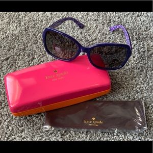 Brand new Kate Spade purple sunglasses
